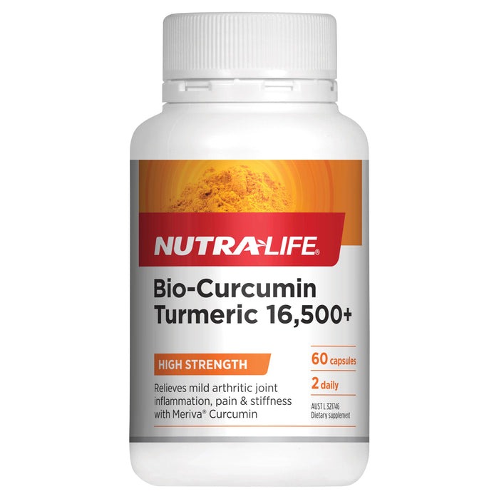Nutra-Life Bio-Curcumin Turmeric 16500+ 60 Capsules EXP:01/2026