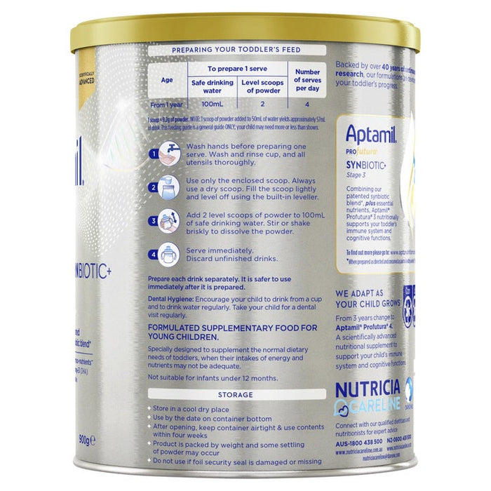 Aptamil Profutura 3 Premium Toddler Nutritional Supplement From 1 Year 900g  3