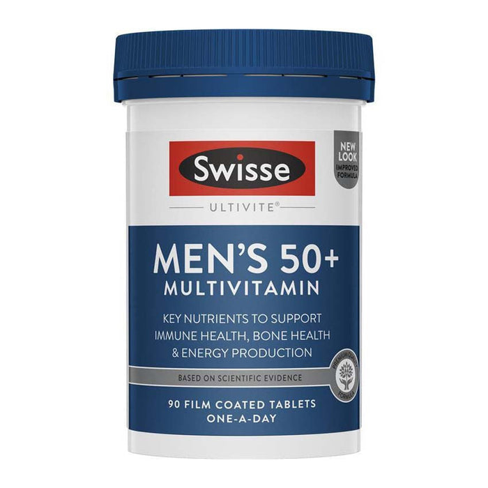 Swisse Men's 50+ Multivitamin New 90 tabs EXP:07/2024