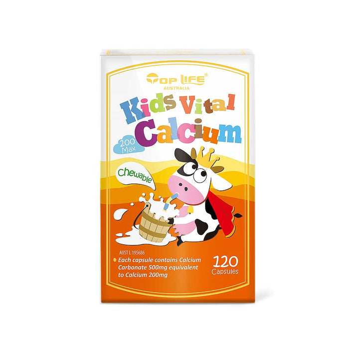 Top Life Kids Vital Calcium 200Max EXP:08/2025