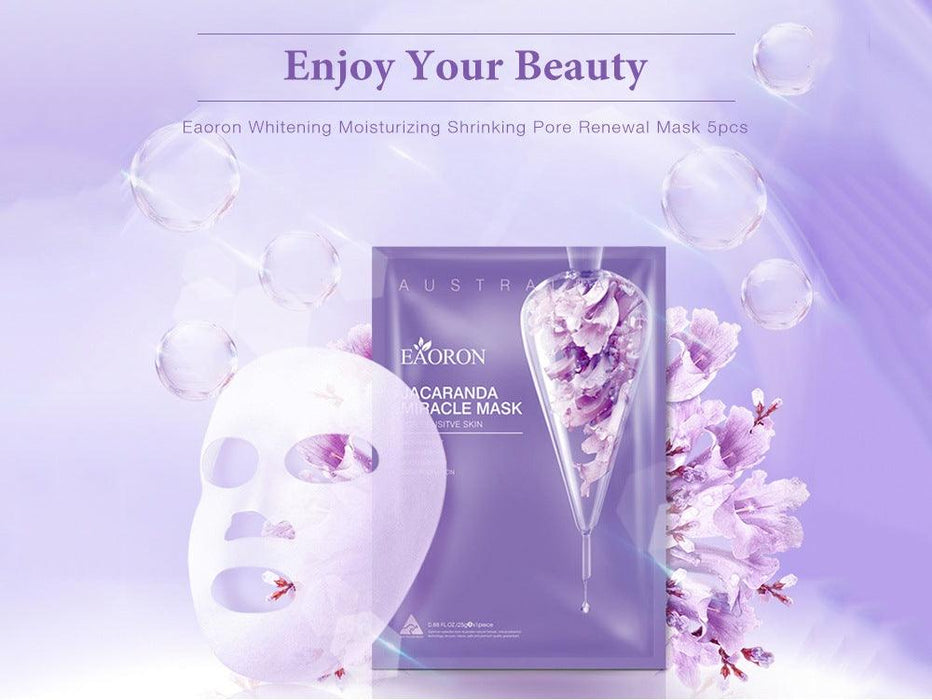 Eaoron Jacaranda Miracle Face Masks 5x 25ml EXP: 03/2026