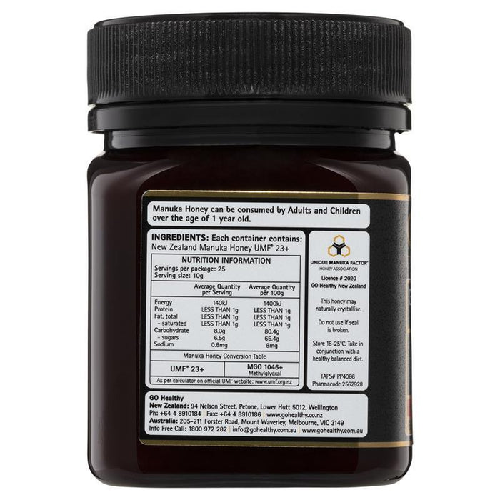 GO Healthy Manuka Honey UMF 23+ 250g