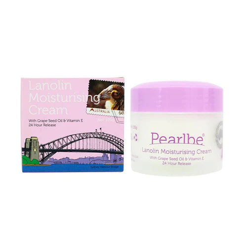 Pearlbe Lanolin Cream Grape Seed 100g Exp: 03/2026