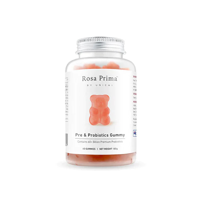 Unichi Rosa Prima Pre & Probiotics Gummy 60 Gummies - Yogurt Flavour