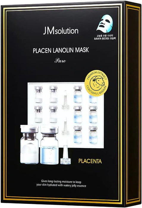 JM Solution Placen Lanolin Facial Mask 10pcs EXP: 04/2023