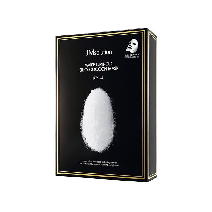 JM Solution Water Luminous Silk Cocoon Mask Black (Pack of 10) EXP: 04/2024