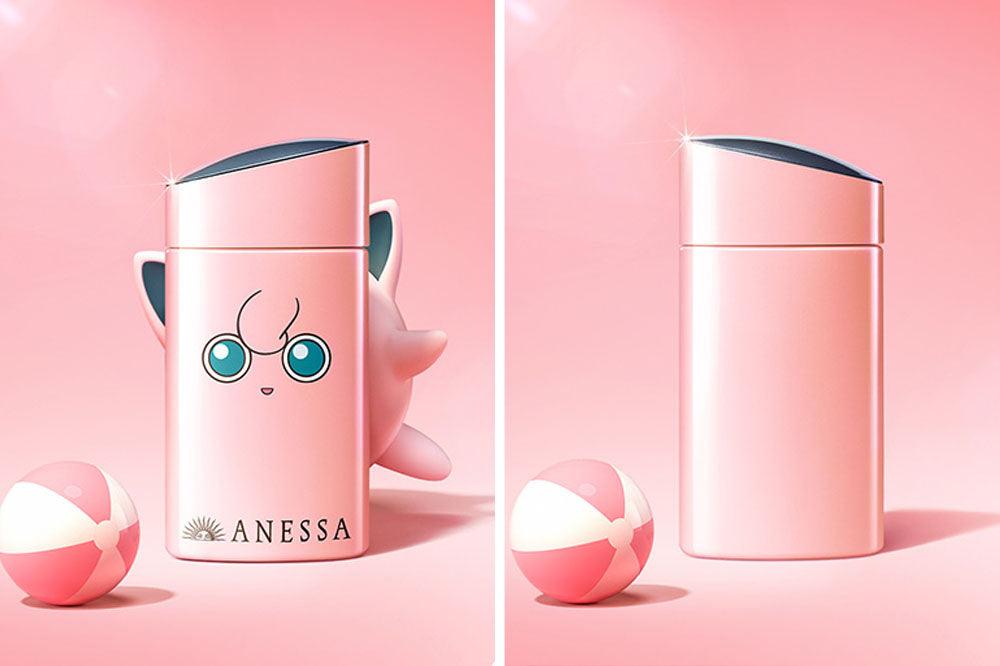 Shiseido Anessa Perfect UV Sunscreen Skincare Milk 60ml - Pokémon Jigglypuff Edition