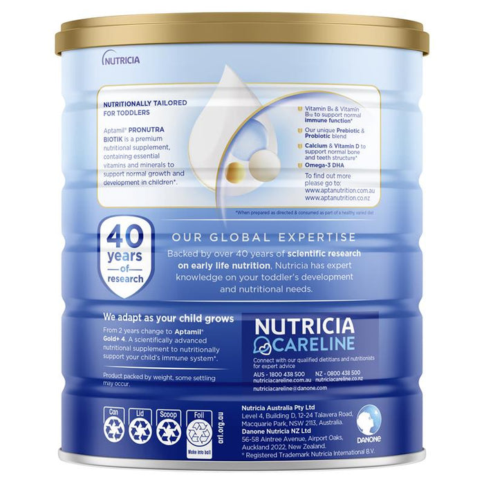 Aptamil Gold+ 3 Toddler Nutritional Supplement From 1 Year 900g  EXP: 02/24