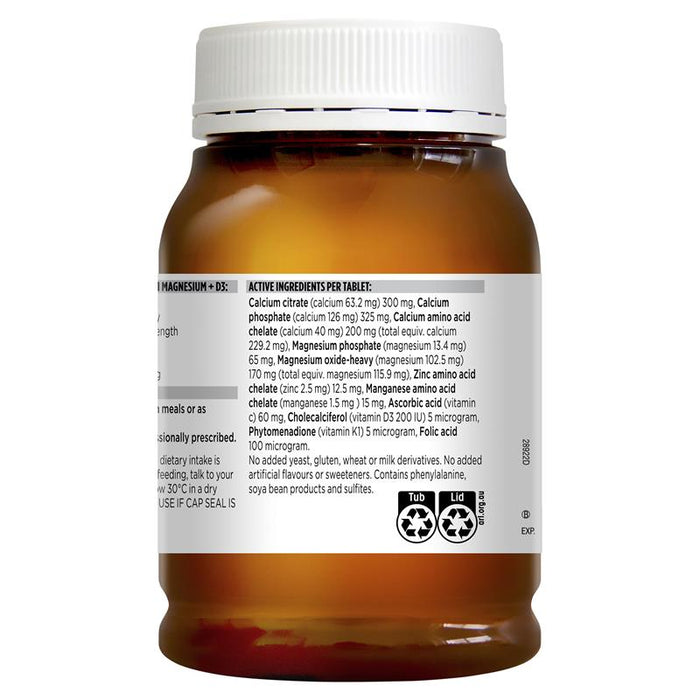 Blackmores Total Calcium & Magnesium + D3 200 Tablets  062024