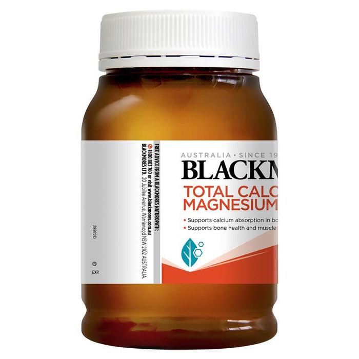 Blackmores Total Calcium & Magnesium + D3 200 Tablets  062024