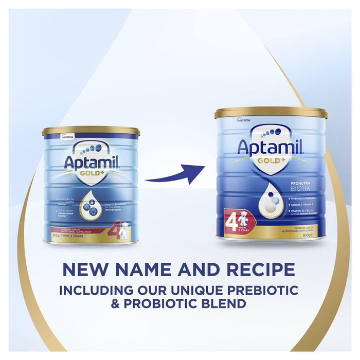 Aptamil Gold+ 4 Junior Nutritional Supplement Milk Drink From 2 Years 900g