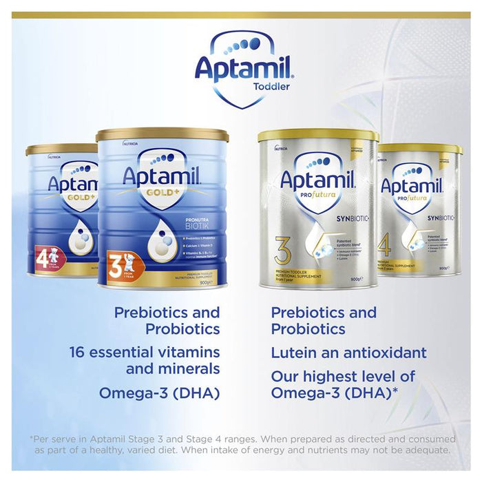 Aptamil Gold+ 3 Toddler Nutritional Supplement From 1 Year 900g