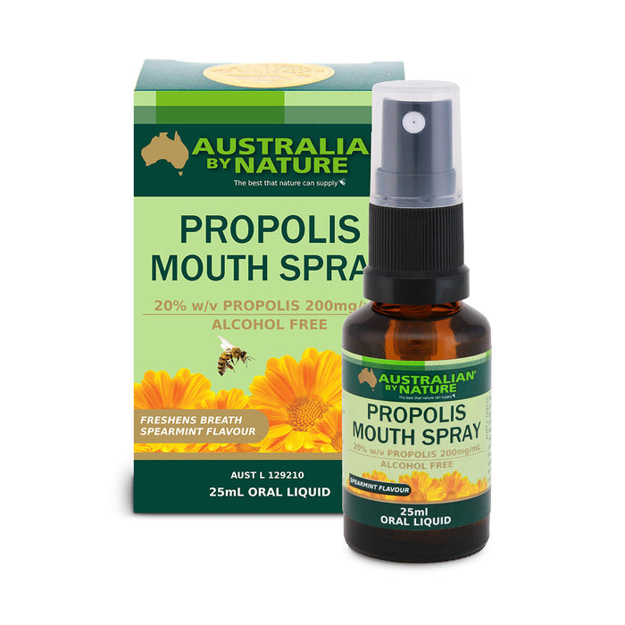 Australian By Nature Propolis Mouth Spray 25ml Oral Liquid EXP:04/2025