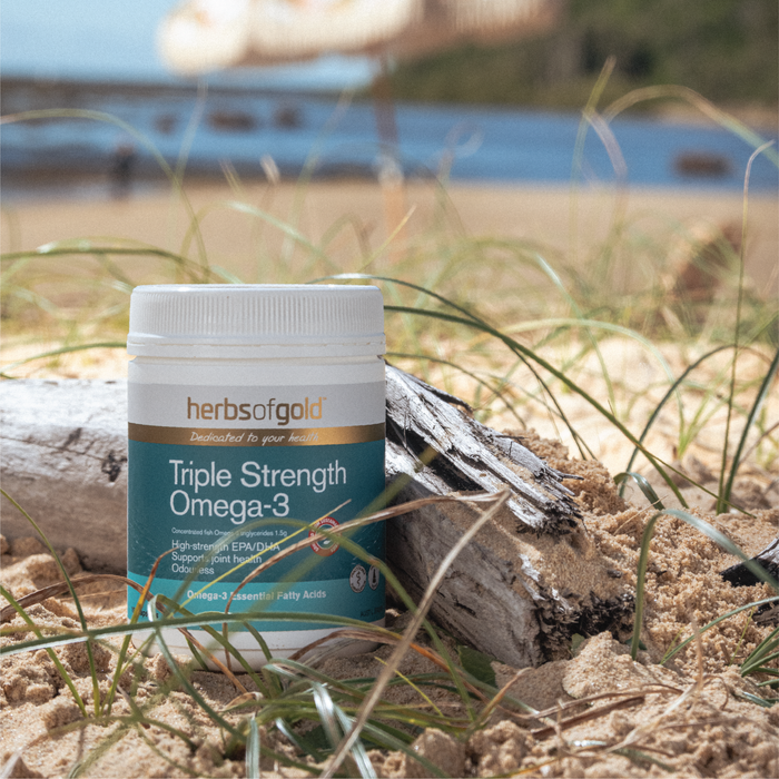 Herbs of Gold Triple Strength Omega-3 150 Caps 0126