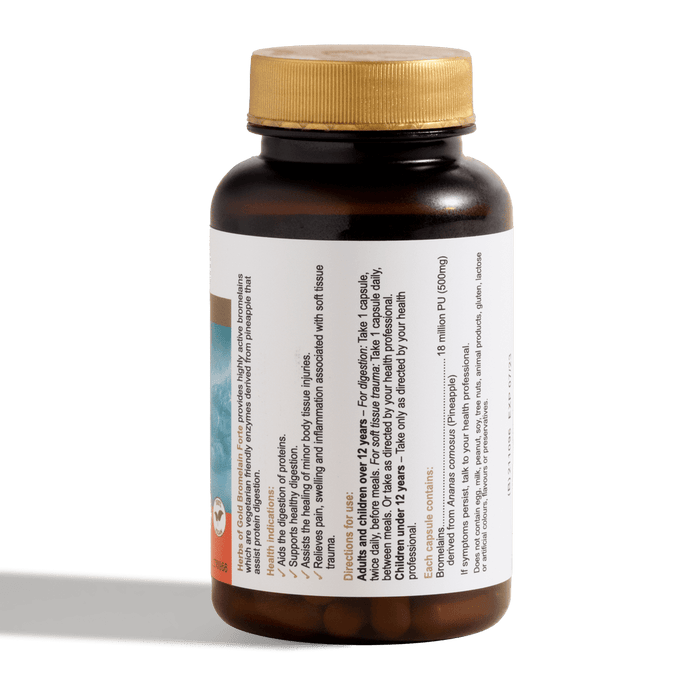 Herbs of Gold Bromelain Forte 60 Capsules