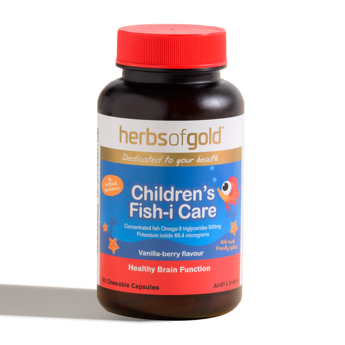 Herbs of Gold Children's Fish-I Care (Chewable) 60Tabs EXP:06/2025
