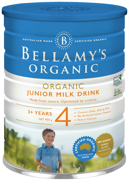 Bellamy's Organic Step 4 Junior Milk Drink 3+ Years 900g
