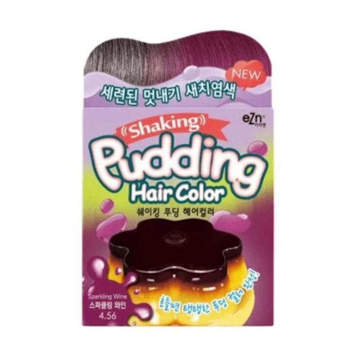 eZn Shaking Pudding Hair Color Cream Sparkling Wine 4.56 DIY Kit