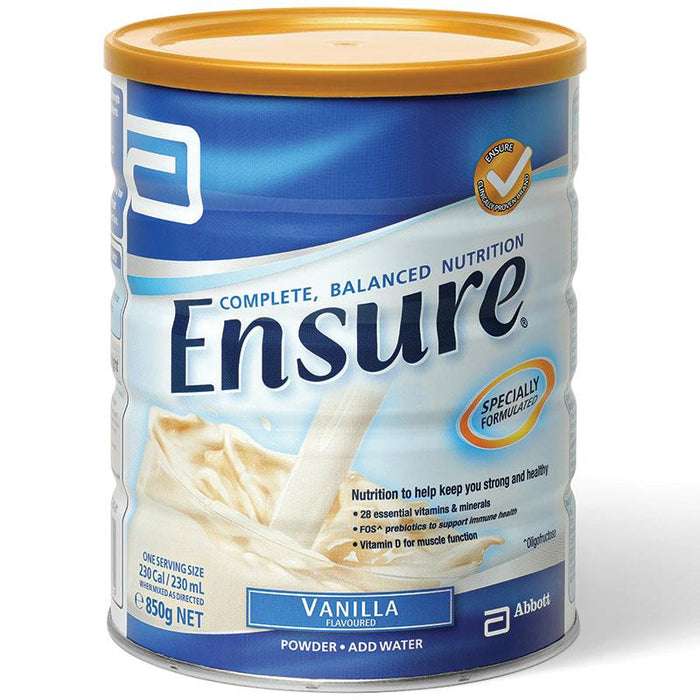 Ensure Vanilla Milk Powder 850g EXP:02/24