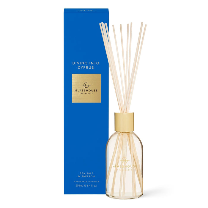 Glasshouse Fragrances Diving Into Cyprus Diffuser 250ml