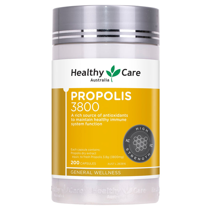 Healthy Care Propolis 3800 200 Capsules EXP: 11/2025