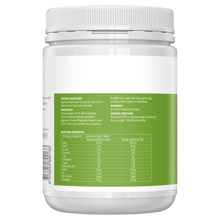 Healthy Care Super Spirulina 1000mg 400 Tablets