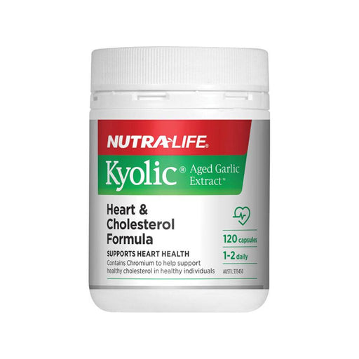 Nutra-Life Kyolic Aged Garlic Extract Heart & Cholesterol Formula - XDaySale