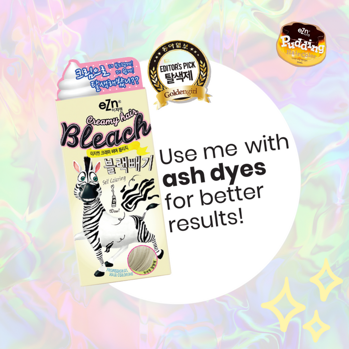 eZn Taeyeon's Pick Pudding Hair Colour Yellow Out Ash Toner - EXP:07/12/2024