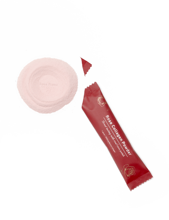 Unichi Rosa Prima Rose Collagen Powder Sachets  062024