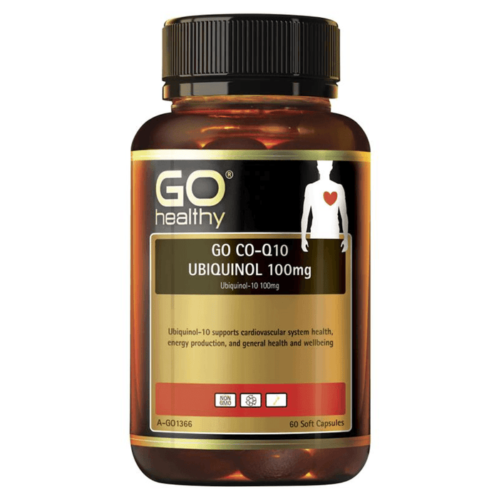GO Healthy CoQ10 Ubiquinol 100mg 60 Capsules EXP: 09/2024