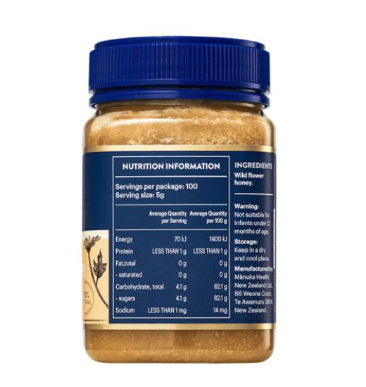 Manuka Health Wild Flower Honey 500g