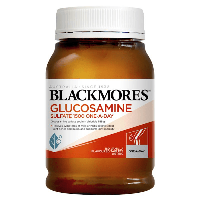 Blackmores Glucosamine Sulfate 1500mg One-A-Day 180 Tablets EXP: 12/2025