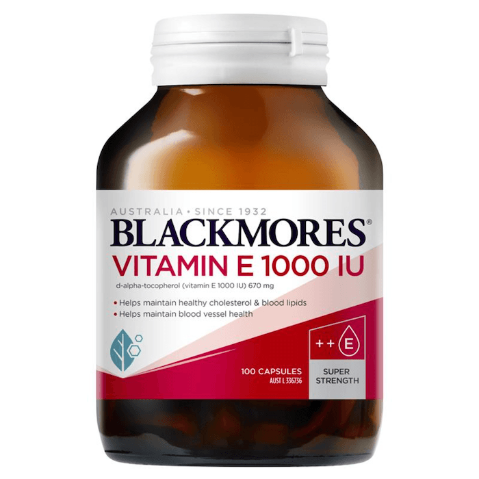 Blackmores Vitamin E 1000IU 100 Capsules EXP: 09/2025