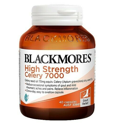 Blackmores High Strength Celery 7000 40 Capsules EXP: 09/2025