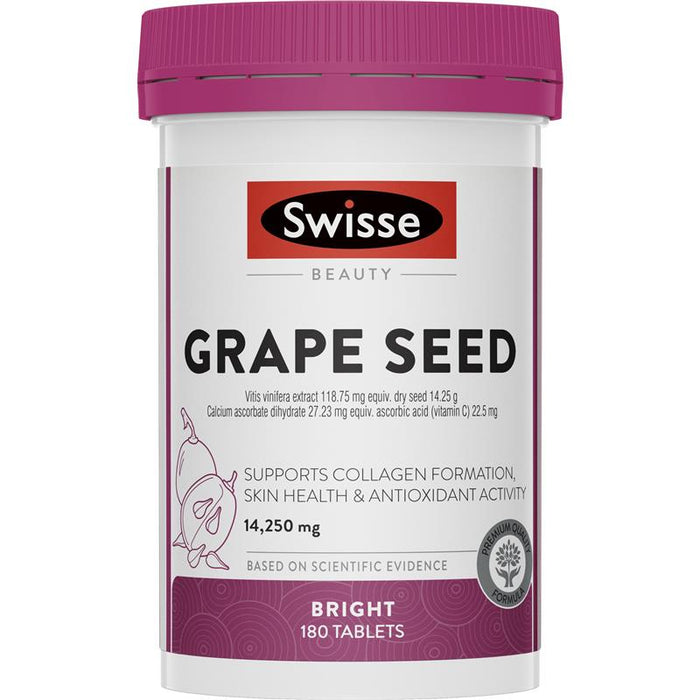 Swisse Grape Seed 180 Tablets EXP:09/2025