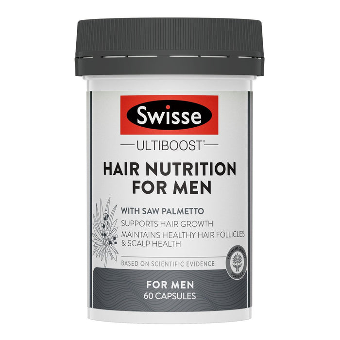 Swisse Hair Nutrition for Men 60 Capsules EXP: 02/2026
