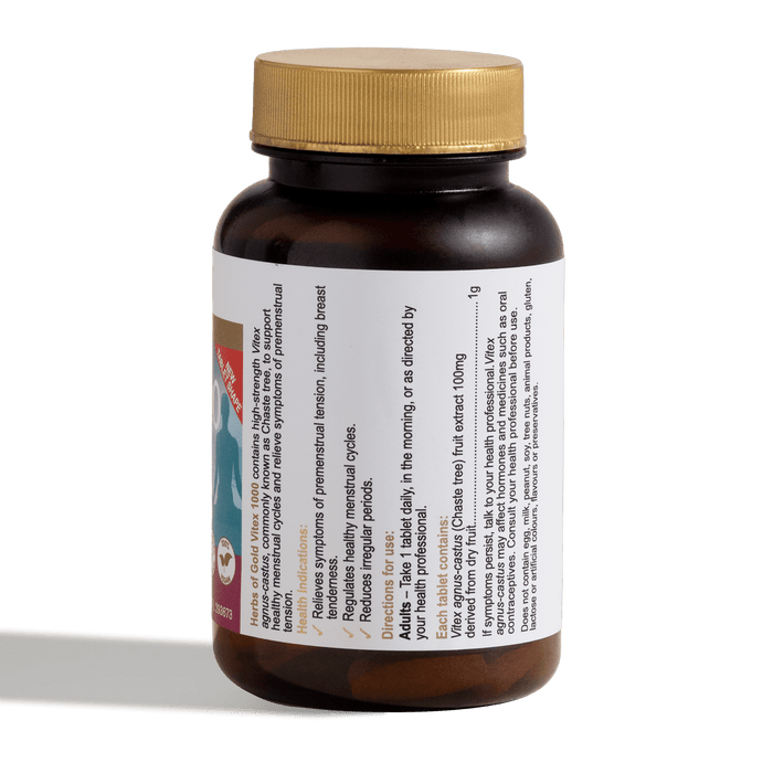 Herbs of Gold Vitex 1000 60 Tablets