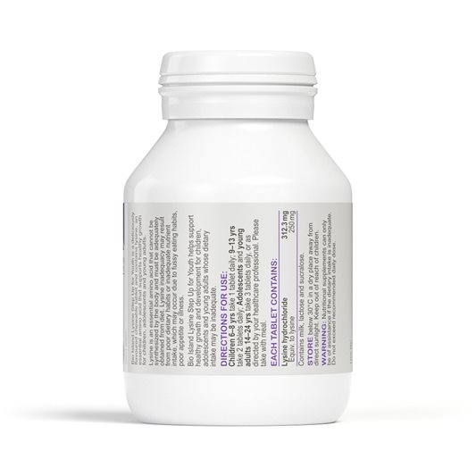 Bio Island Lysine Step Up for Youth 60 Chewable tablets