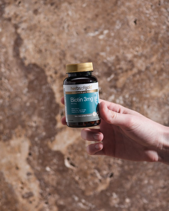 Herbs of gold Biotin 3mg 60Tabs