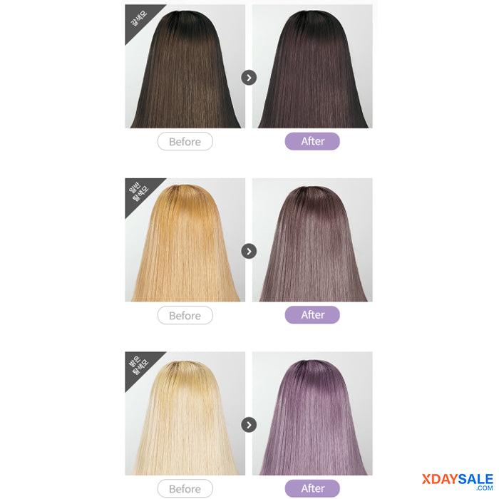 eZn Pudding Hair Color Cream Iceland Ash Lavender DIY Kit