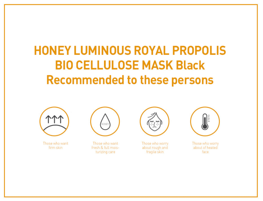 JM Solution Honey Luminous Royal Propolis Mask 10 Sheets