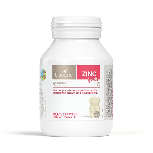 Bio Island Zinc 120 Chewable Tablets EXP: 04/2026