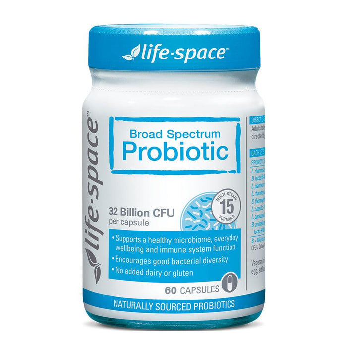 Life Space Broad Spectrum Probiotic 32 Billion 60 Caps EXP: 02/2025