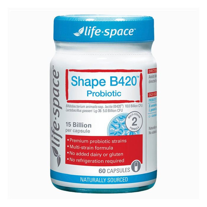 Life Space Shape B420 Probiotic 60 Capsules EXP: 11/2024