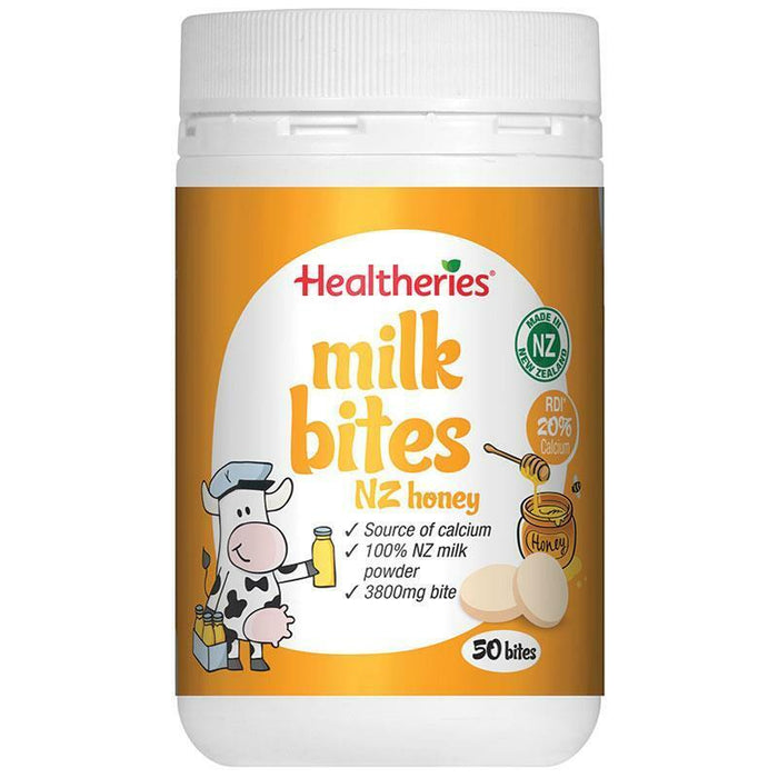 Healtheries Milk Bites (New Zealand Honey) 50 Bites 185g EXP:11/2023