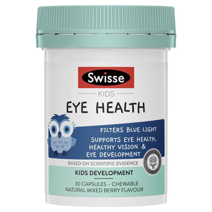 Swisse Kids Eye Health 30 Chewable Capsules Blue Light Protection  EXP: 03/2025