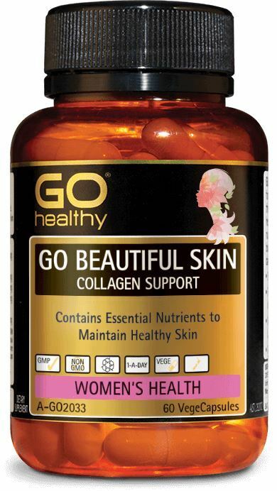 GO Healthy Beautiful Skin Collagen Support 60 Caps EXP : 07/2025