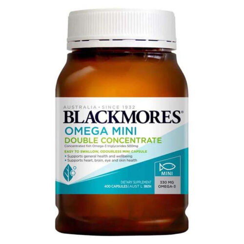 Blackmores Omega Mini Double Concentrate 400 Capsules EXP: 07/2025