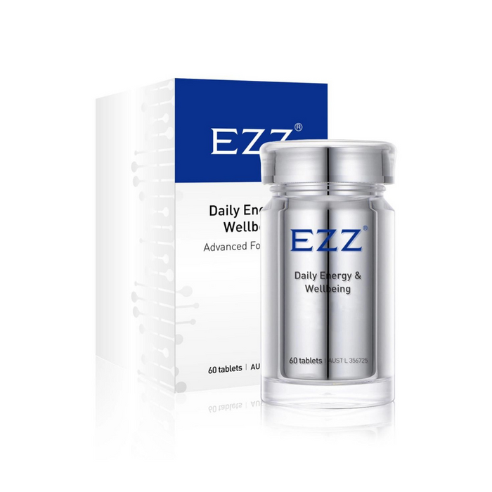 EZZ Daily Energy & Wellbeing Advanced Formulation 60 Tablets EXP: 03/2026
