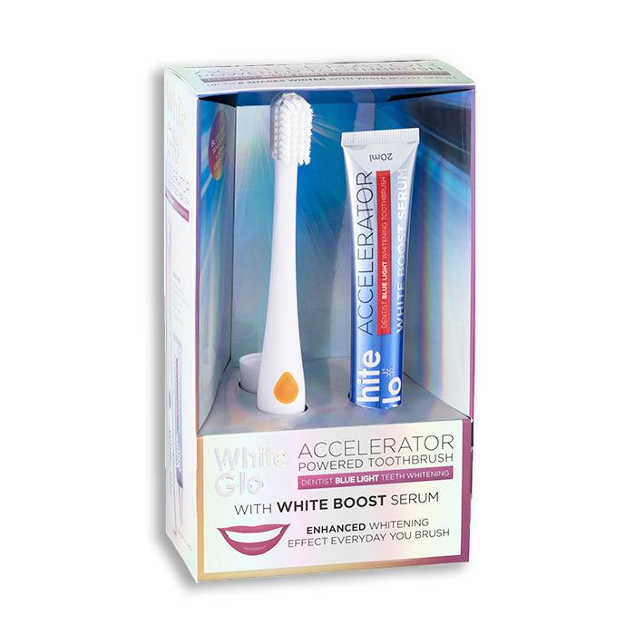 White Glo Accelerator LED Micro-Sonic Toothbrush with White Boost Serum